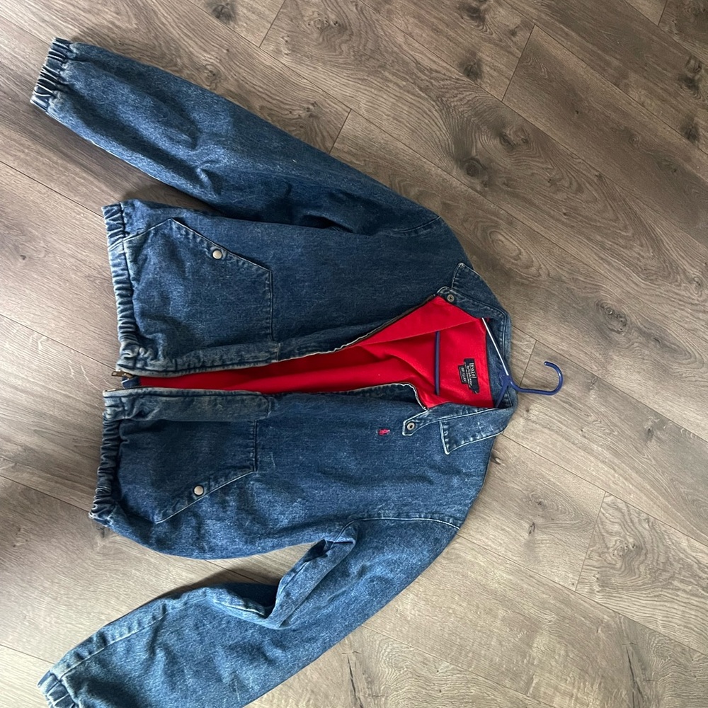 Vintage Ralph Lauren Polo Red and Blue Jacket